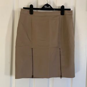 Worthington Dark Tan Midi Skirt
